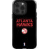 NBA Atlanta Hawks Standard - Black iPhone 15 Pro Impact Case
